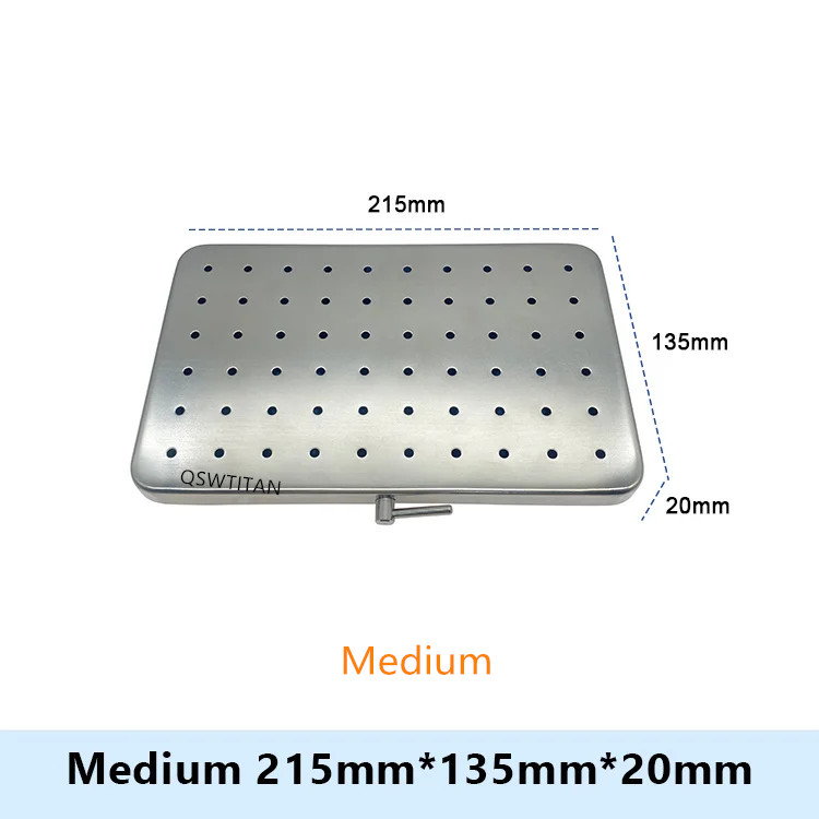 Sterilization Tray Case Box for Dental Orthopedic Instrument Disinfection Box