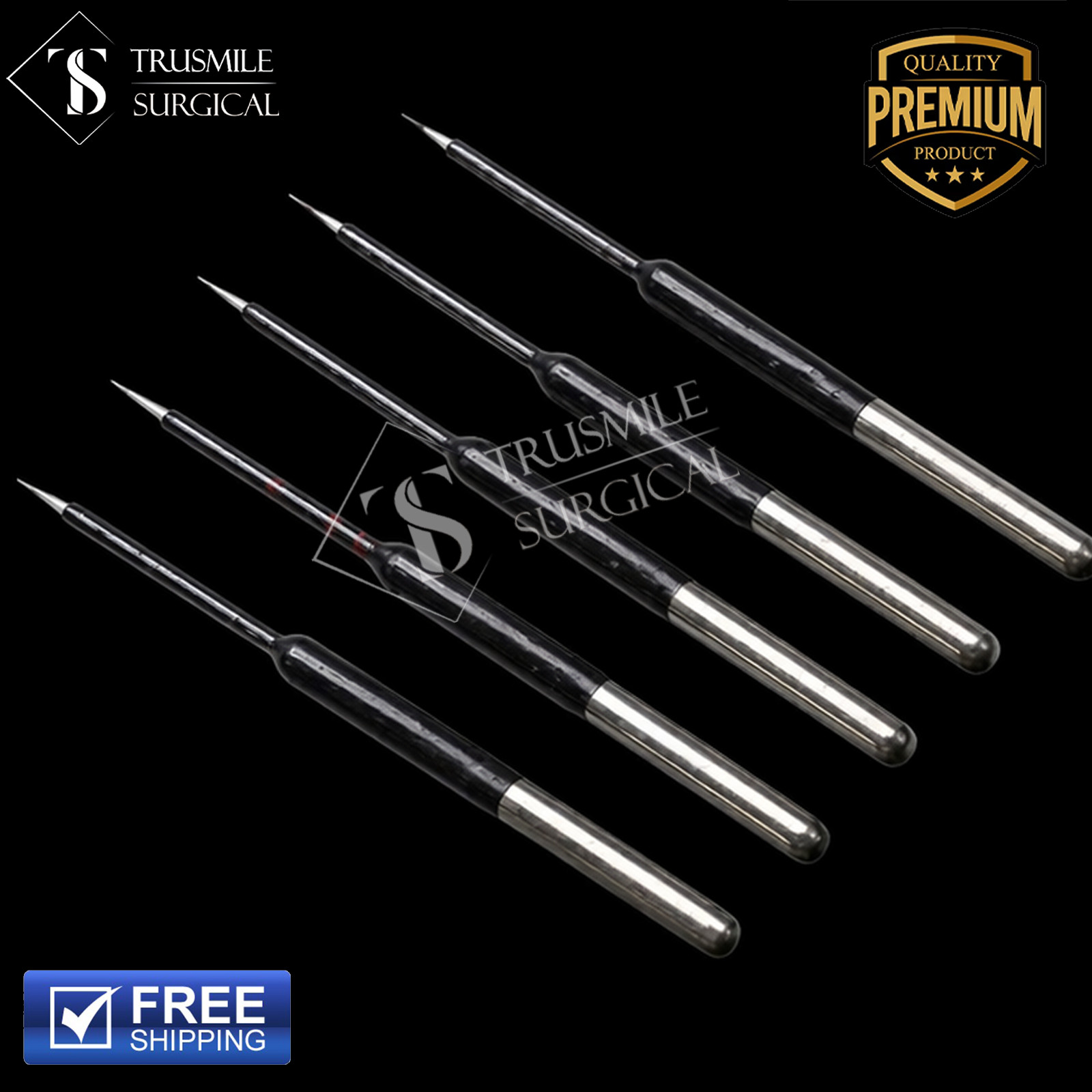 Ellman Reusable STR,CRV Needle Electrode Electrocautery Tip NonStick Tungsten