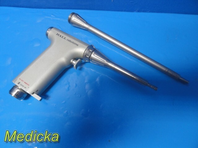 AMSCO Zimmer Hall 5052-41 Cebotome W/ 5052-42 & 5052-43 Burr Extensions ~ 32541