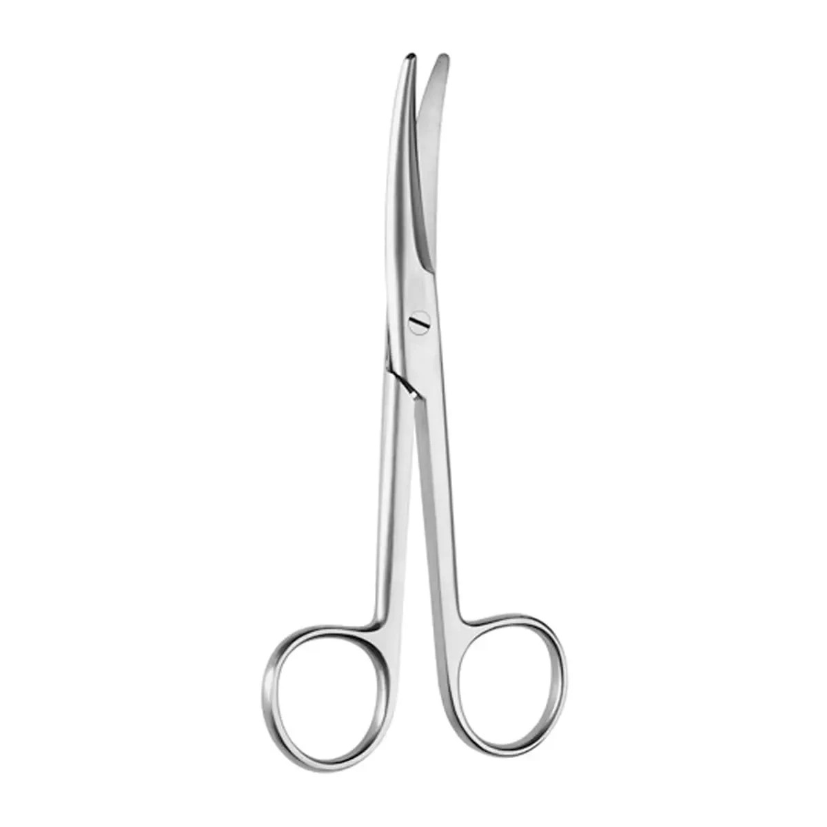 Set of 12 Mayo Scissors, 5.5″, Curved Beveled Blades, Economy
