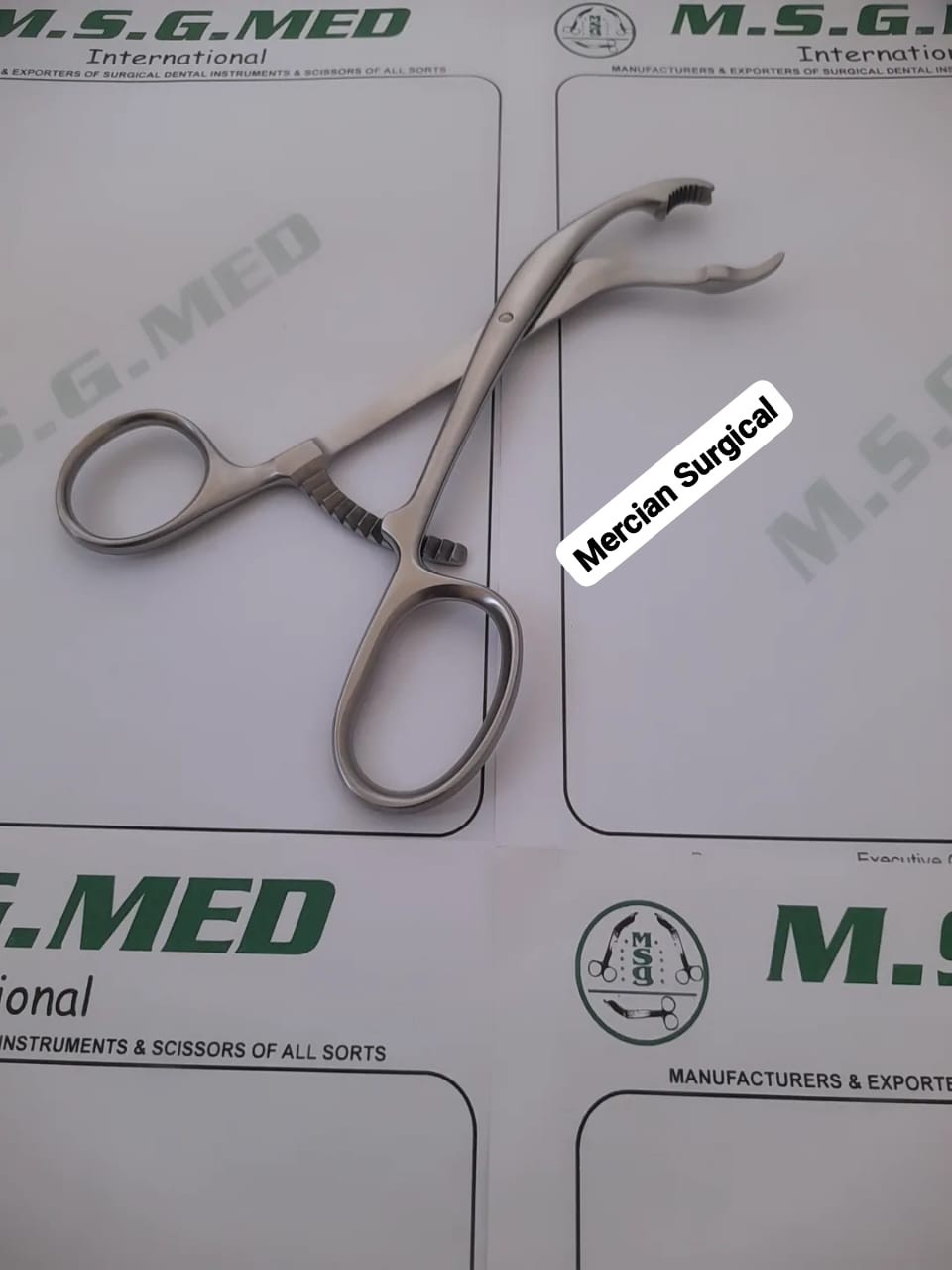 Verbrugge Bone Holding Forceps 17cm Stainless Steel Orthopedic Instrument