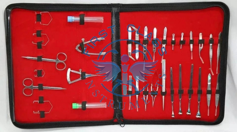 GERMAN 32 Pcs Ophthalmic Cataract Eye Micro Surgery Surgical Instruments SET Kit