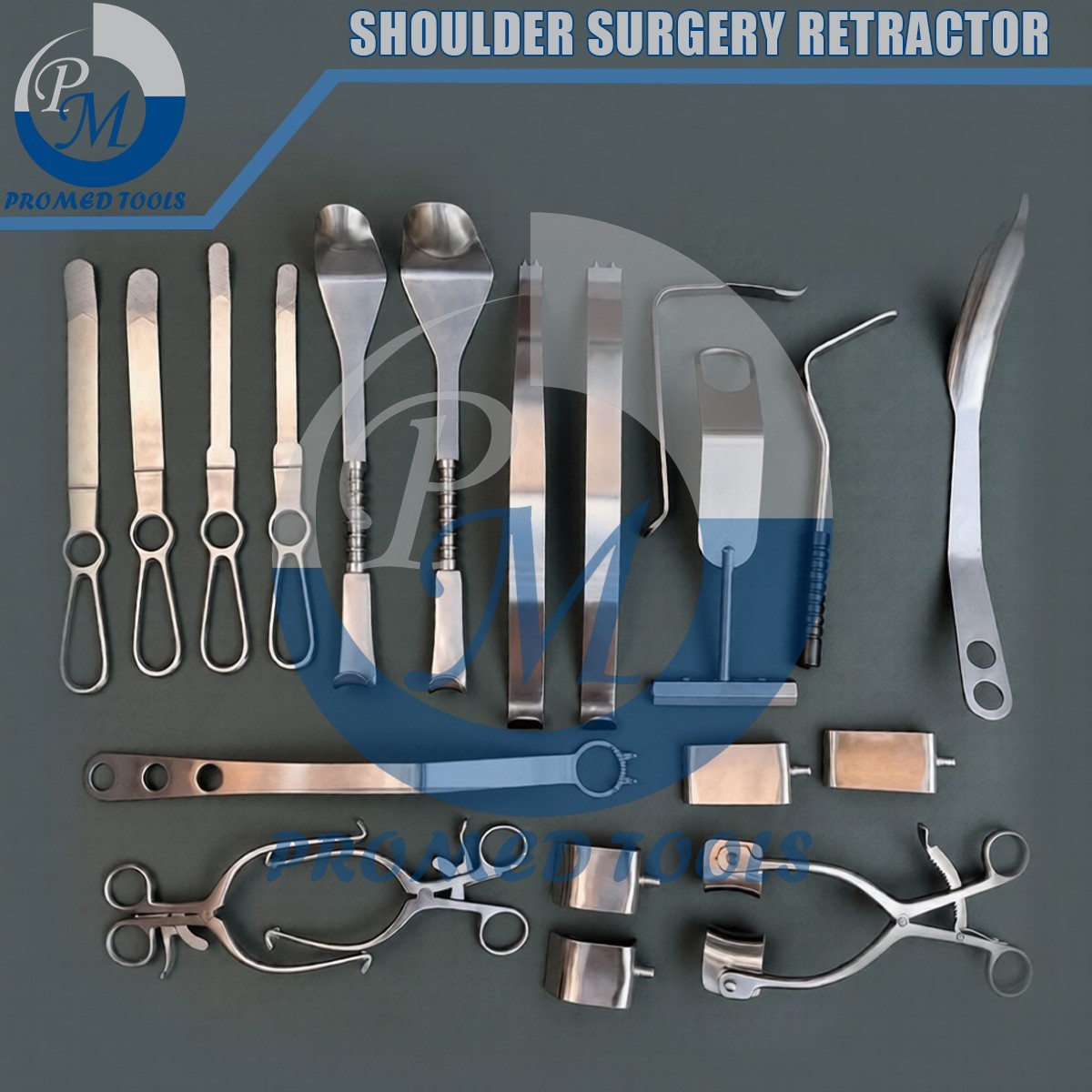 Shoulder Surgery Retractor System 22 Pcs German Steel Orthopedic Instrument Set