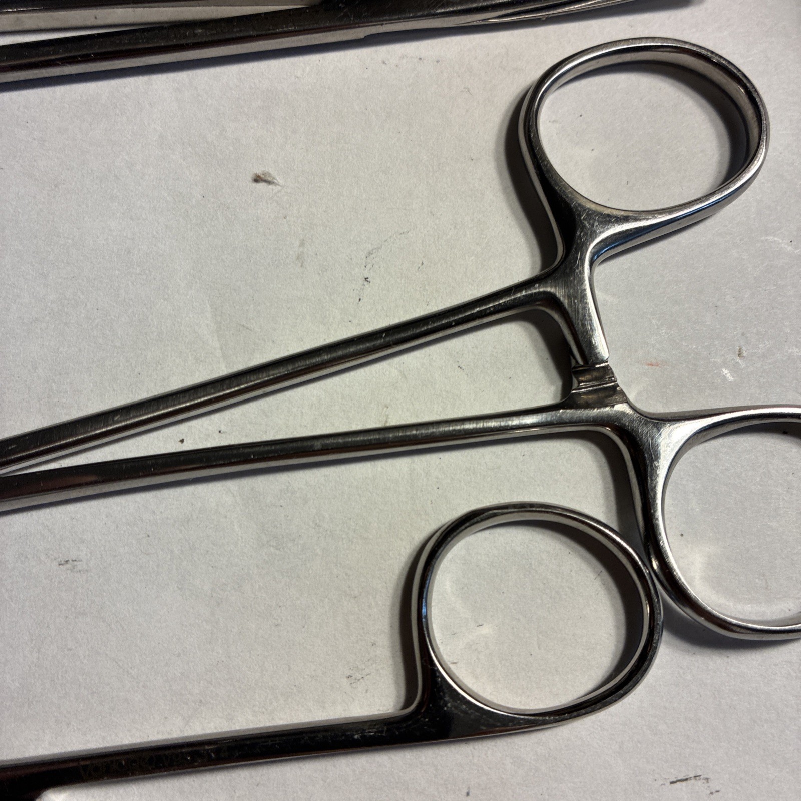 Vantage #V95-180 And V98-6 And 2 Scissors 5¾” Curved Stainless Steel Surgical