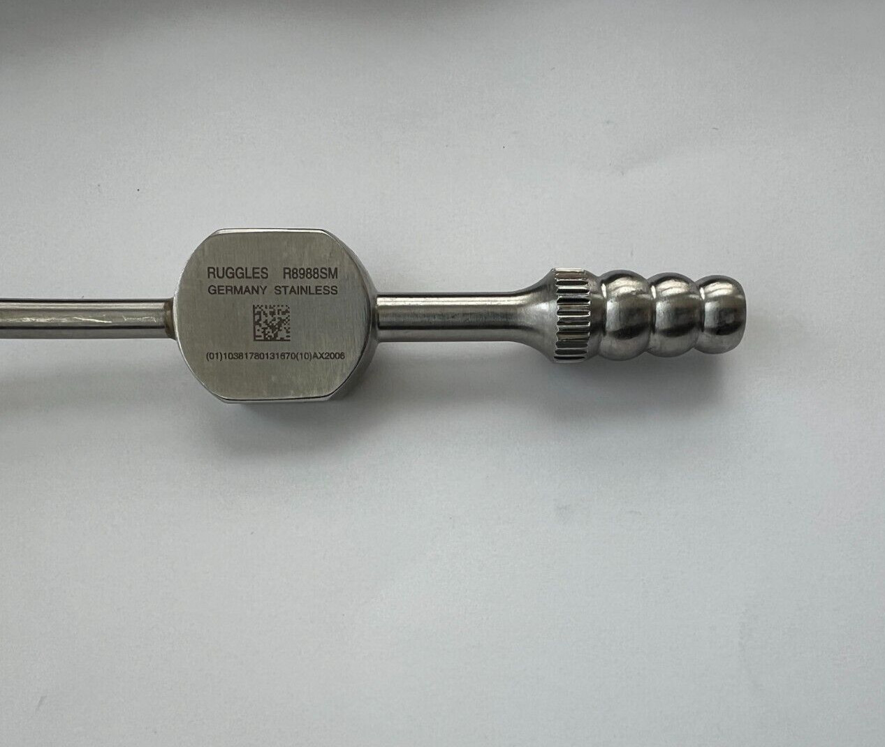 Integra Ruggles R8988SM Neuro / Spine Surgical Tapered Teardrop Suction Tube 6Fr
