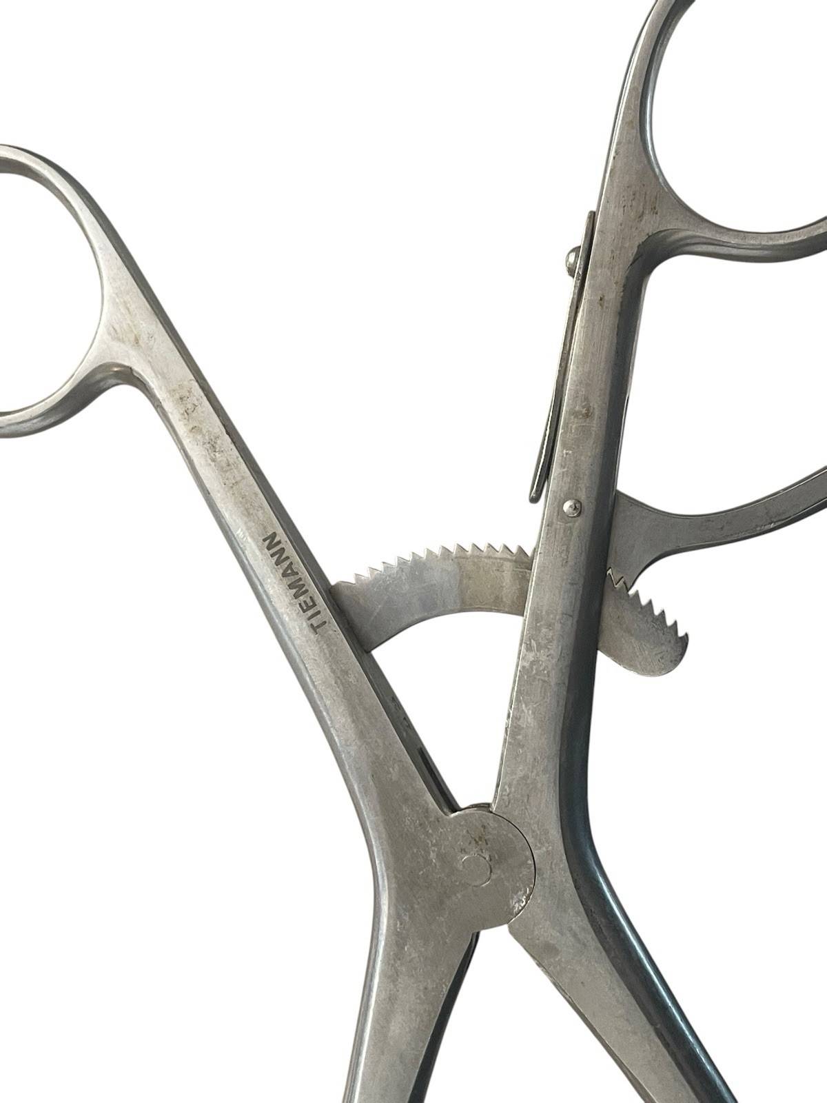 Tiemann Cervical Retractor Stainless Steel Orthopedic Surgical Tool Used Germany