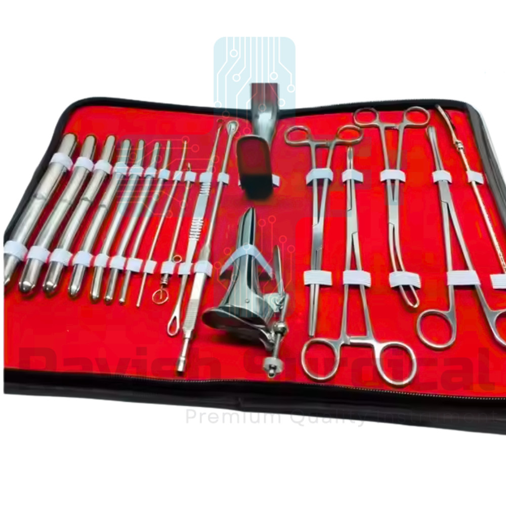 Gynecology Dilation and Curettage Set Basic OB GYN Surgical Instruments Kit