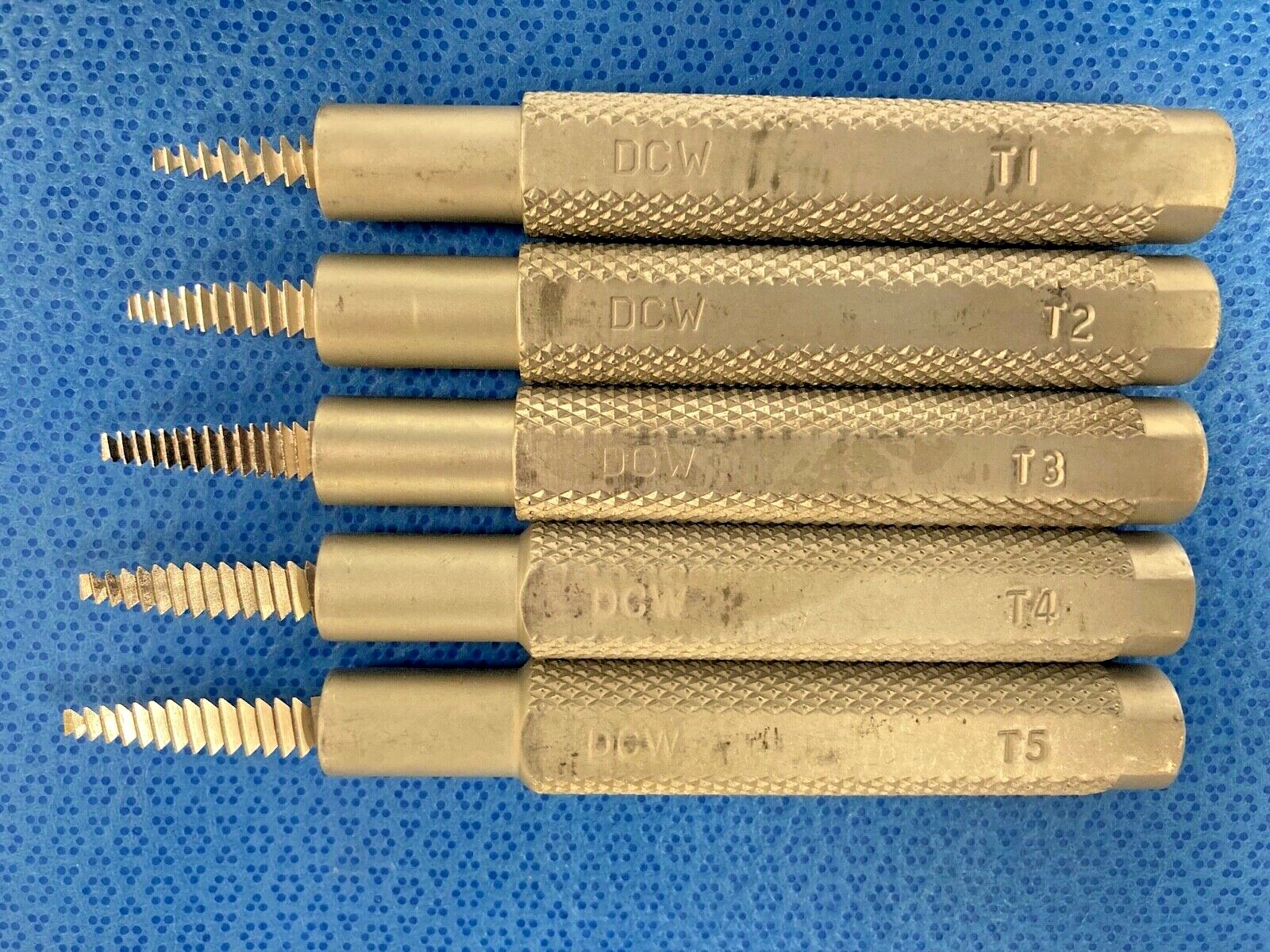 Set of 21 DCW Swanson Finger Joint Rasps Orthopedic Sizers Orthopedics