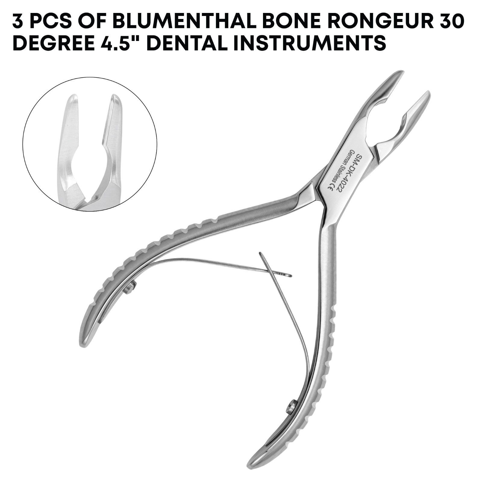 Blumenthal Bone Rongeur Stainless Steel Dental Surgical Bone Cutting Instrument