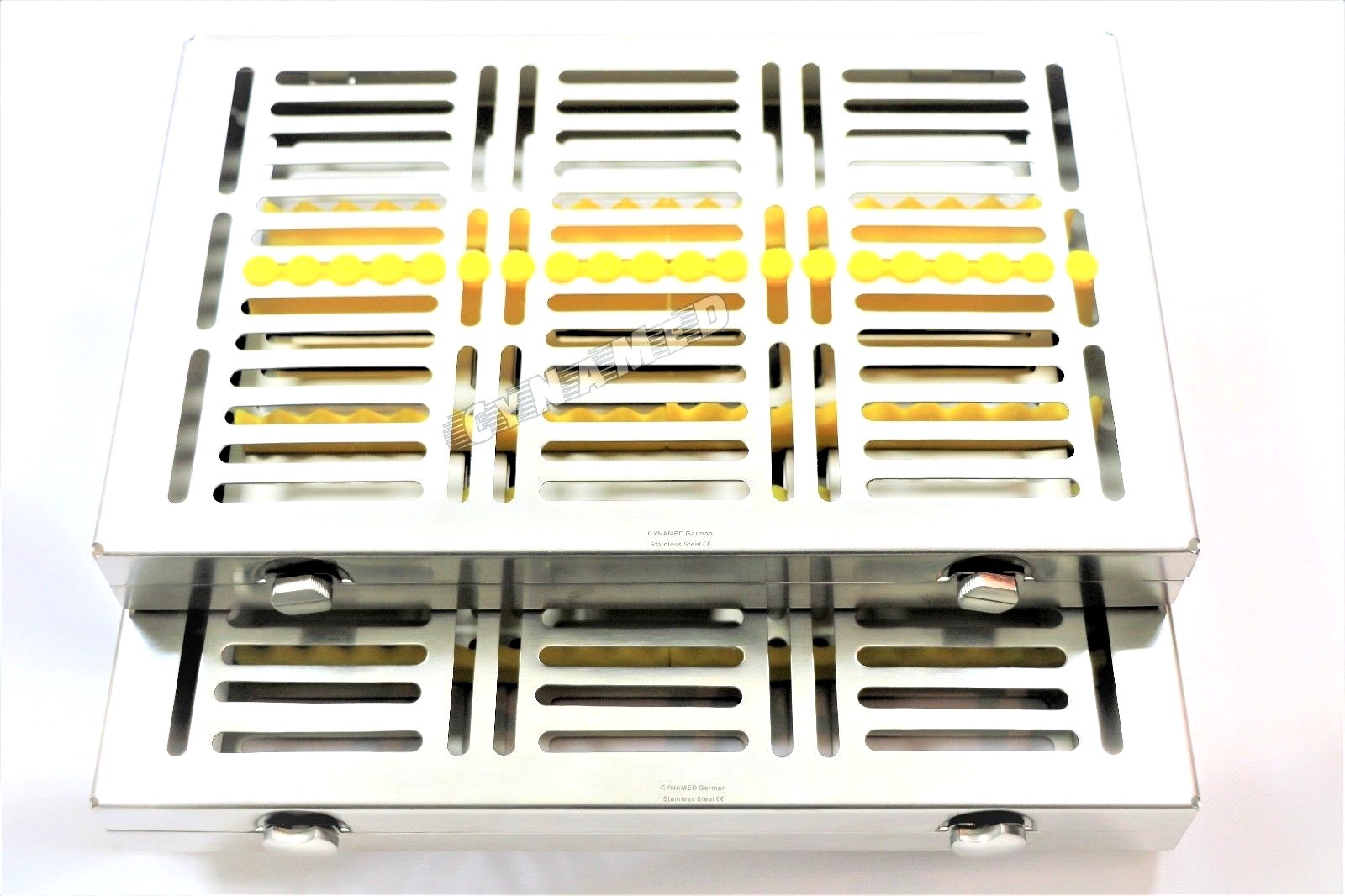GERMAN 2 DENTAL SURGICAL AUTOCLAVE STERILIZATION CASSETTES FOR 20 INSTRUMENTS