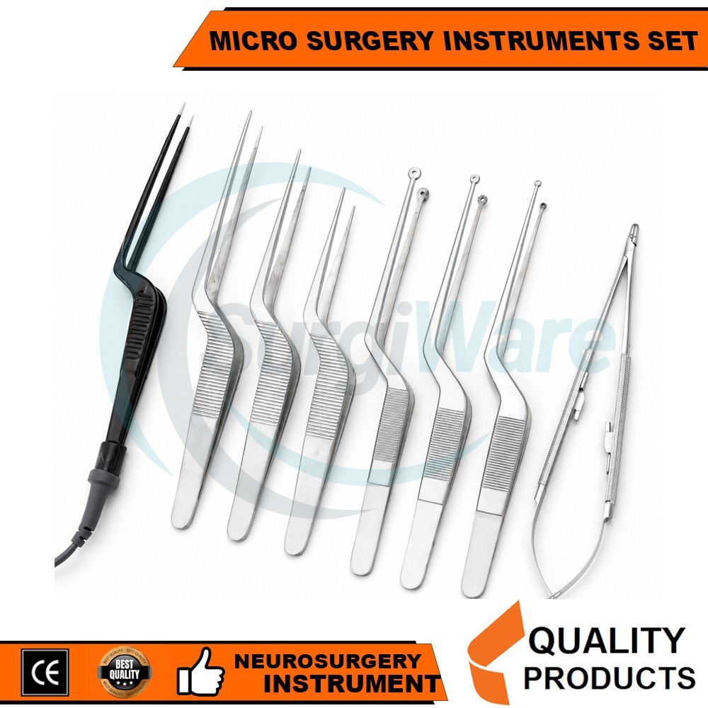 Neurosurgical Micro Surgery Set Instruments Yasargill 43 Pcs Set