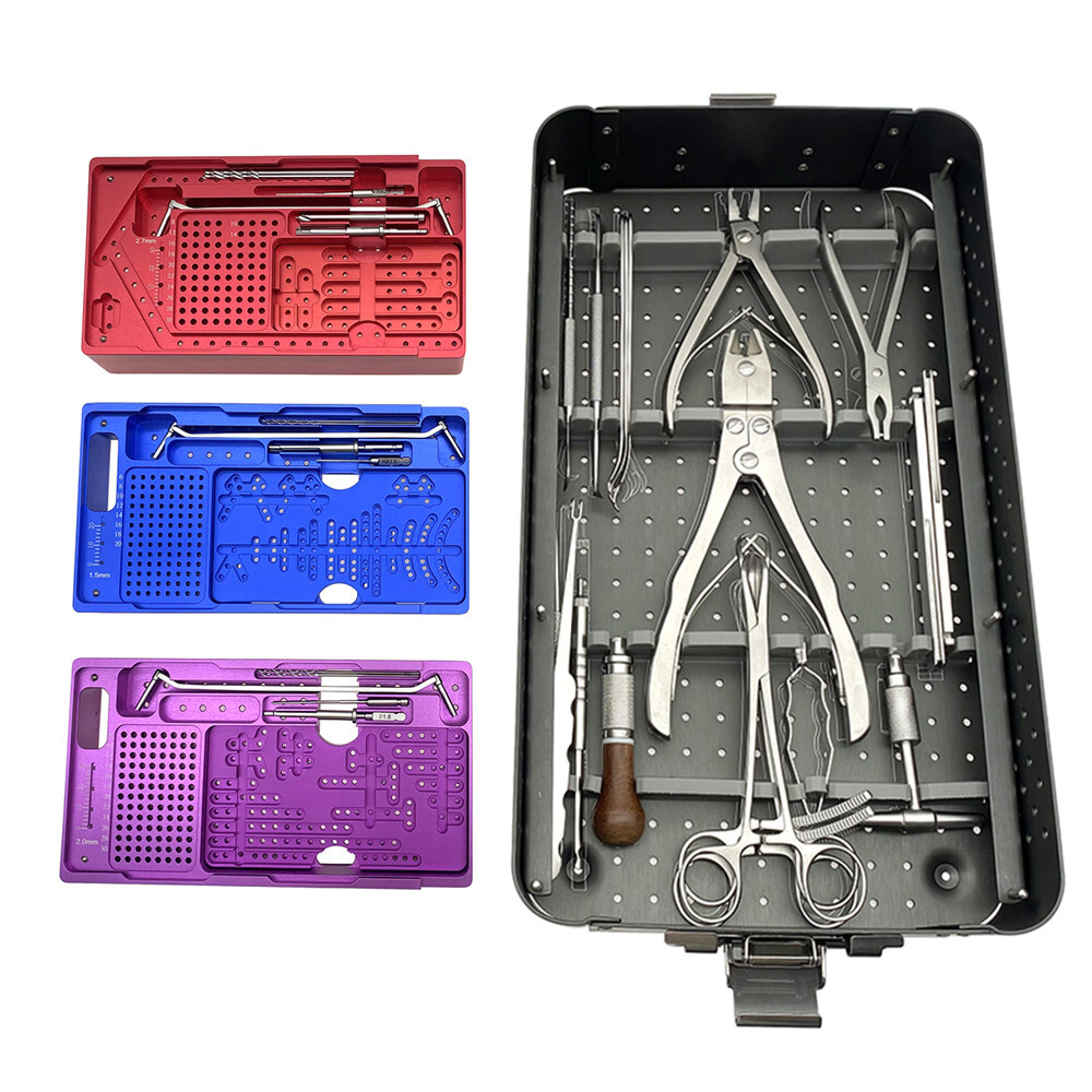 Mini Plate Fragment Instruments Set Locking Plate Set Trauma Plates Implants