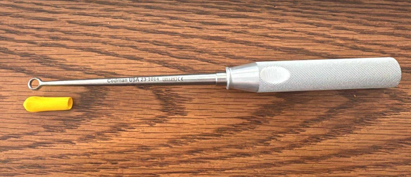 Codman 23-1014 Cone Ring Curette Straight 6mm