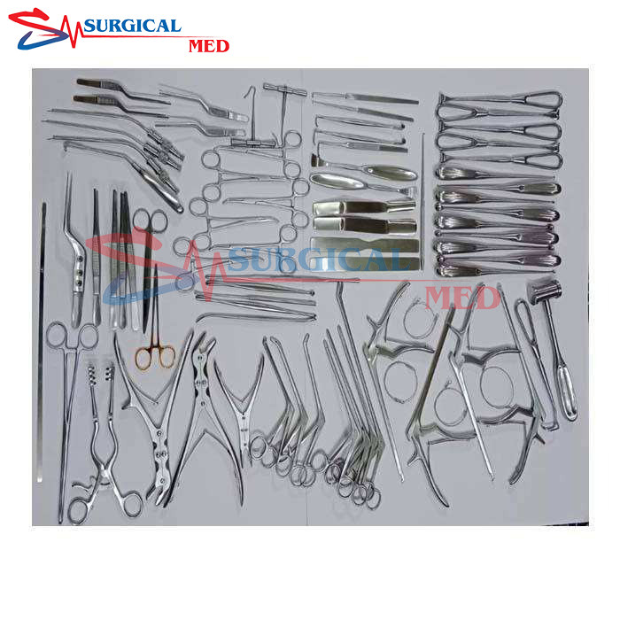 Basic Craniotomy Laminectomy Surgical Orthopedic Spinal Instruments Set 78 Pcs