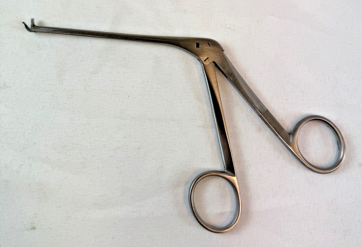 SSI Ultra 63-6602 Weil-Blakesley Thru-Cutting Forceps Upturned 45° #00 2.5mm ENT