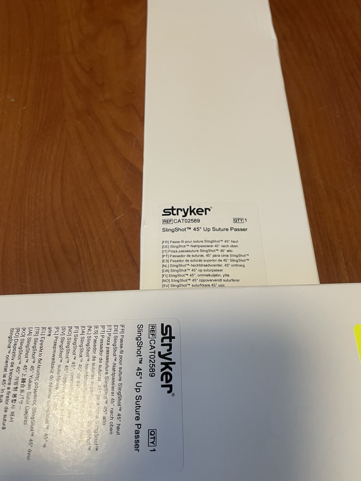 Stryker ( Cat 02589) Slingshot 45 Degrees Up Suture Passer, Exp 2026/02, Lot Of2