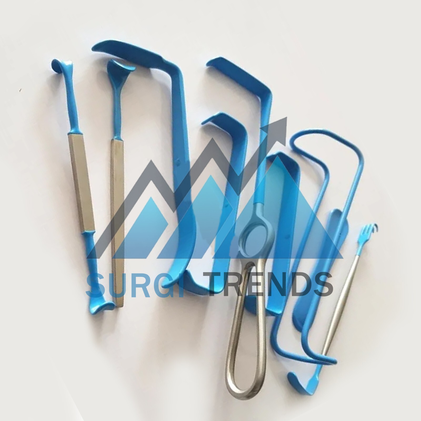 Face Lift Brow lift Dissectors & Elevator Set of 9Pcs,Plastic surgery instrument