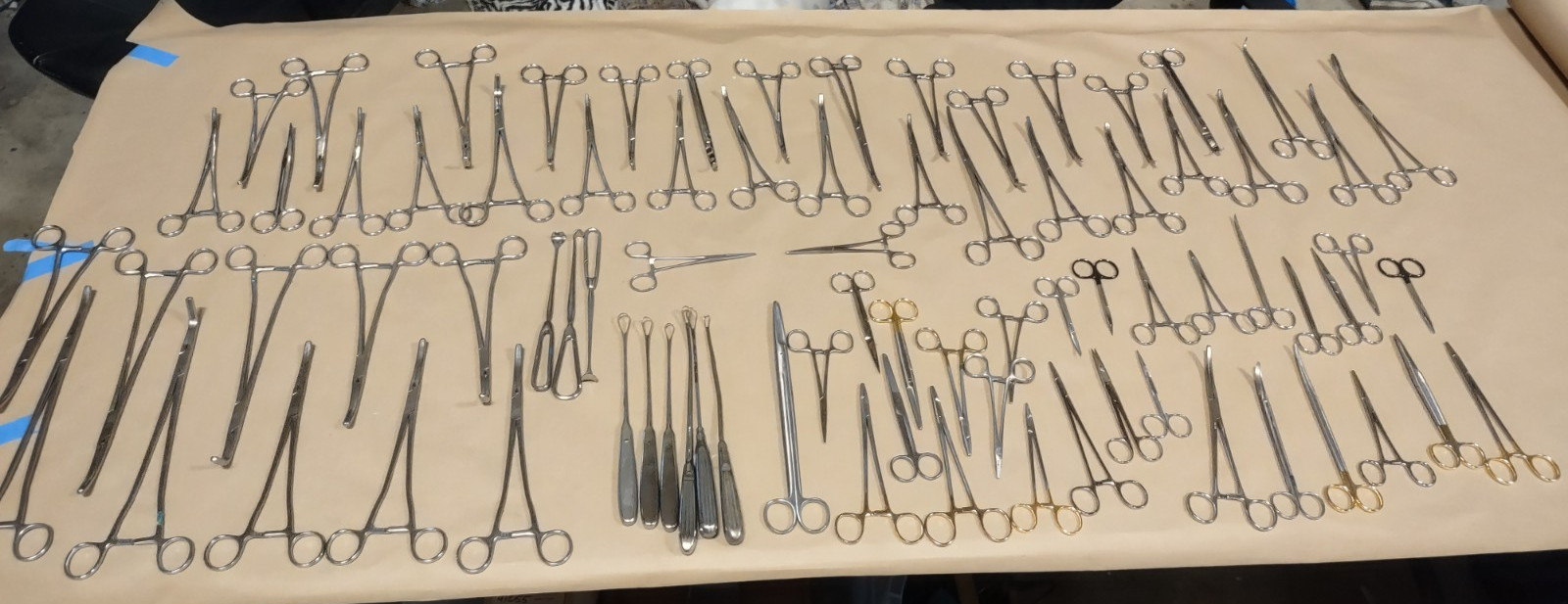 Large Surgical Instrument Bundle OBGYN G & E 221 Piece Speculum Germany Mixed