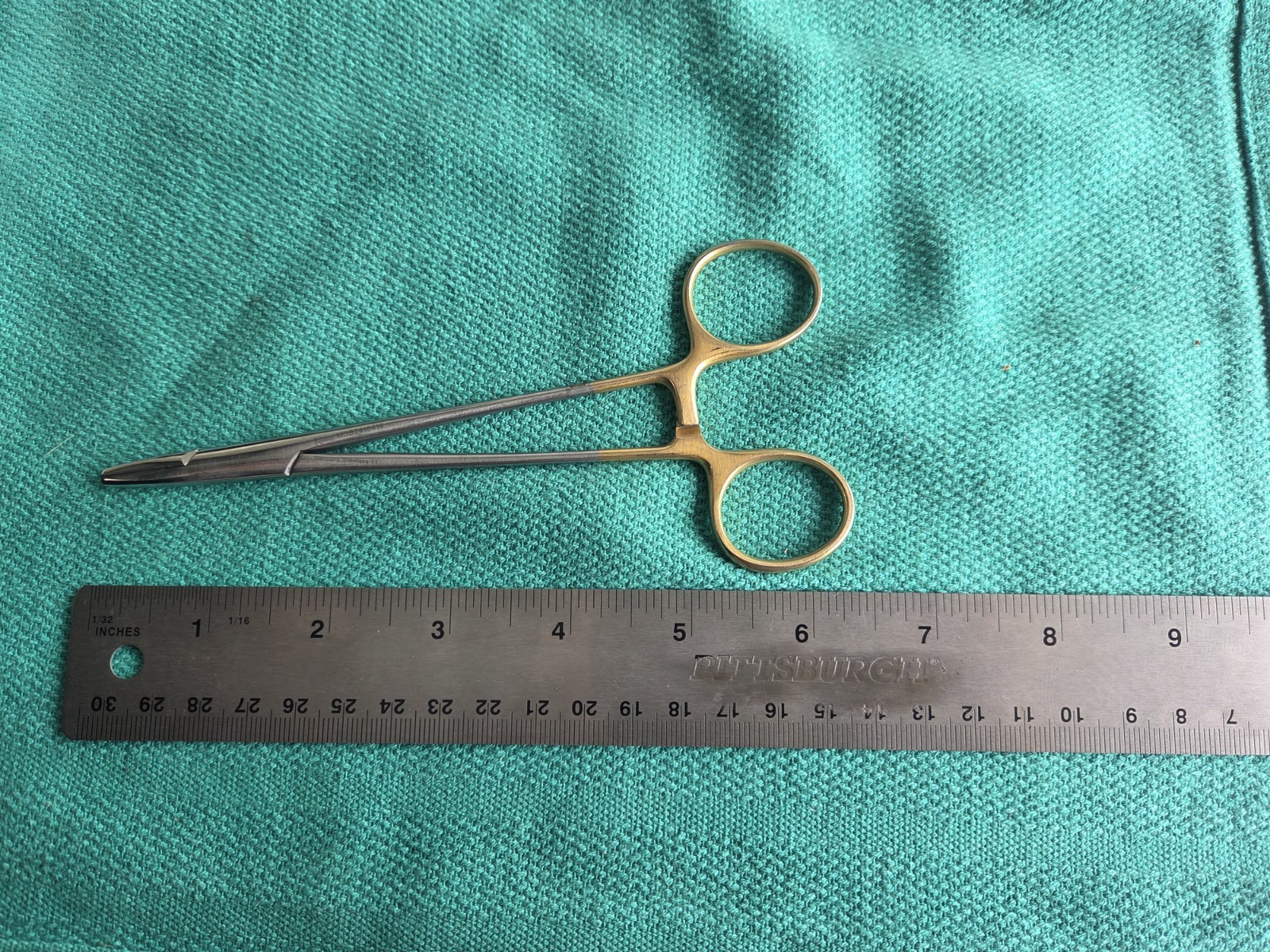 König MDS2418416 TC Mayo-Hegar Needle Holder Forceps, 6-1/4″