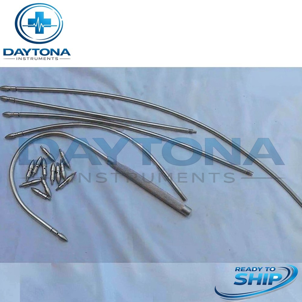 Vascular Set Fistula Tunneler Set of 17 PCS Surgical Instruments