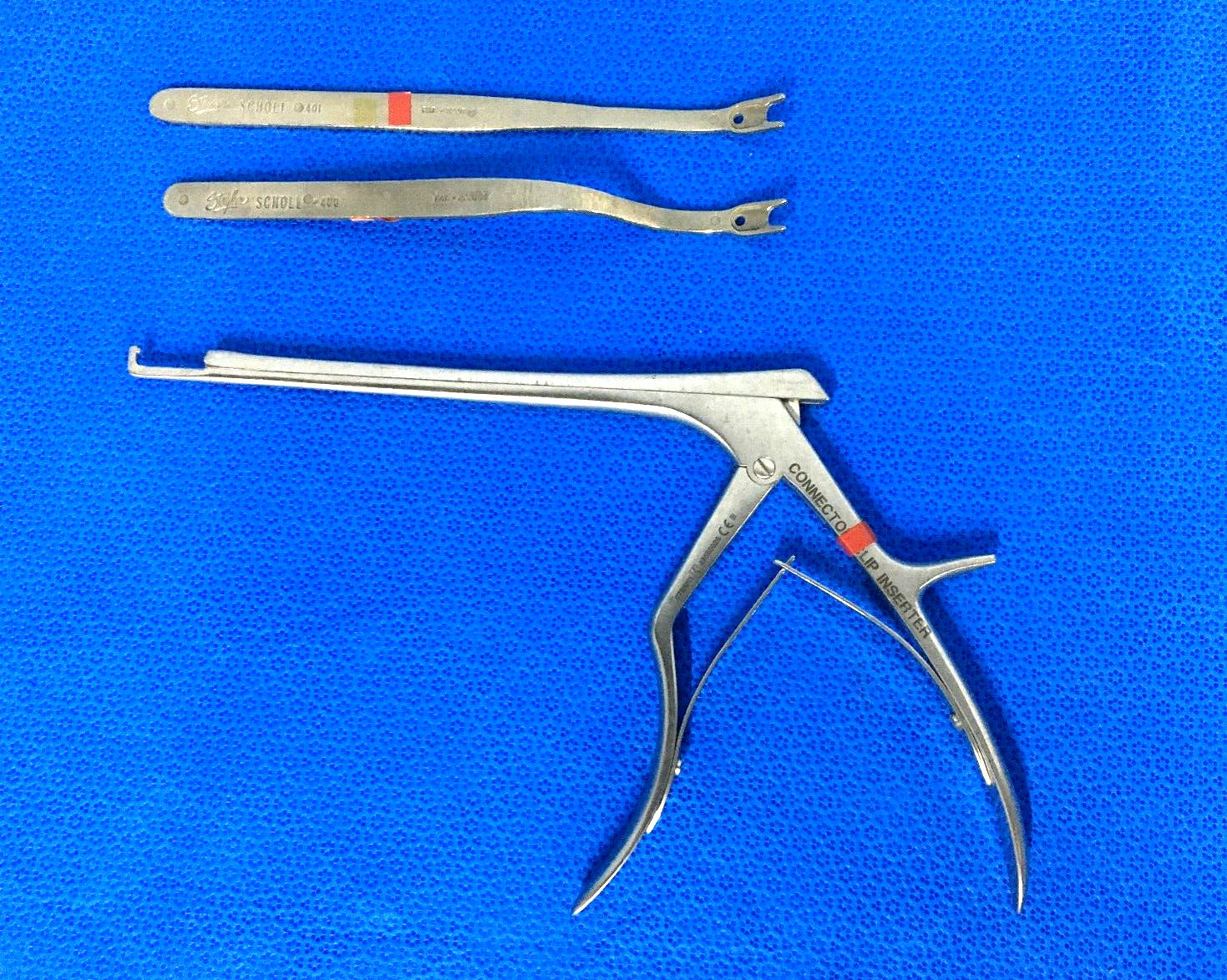 Lot of 3 Stryker Surgical Instruments: 07E661, #400, #401