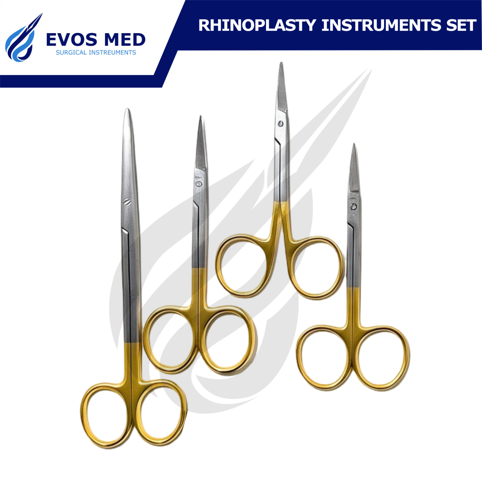 Rhinoplasty Instruments Nose & Plastic Surgery Instruments Set of 50 Pcs