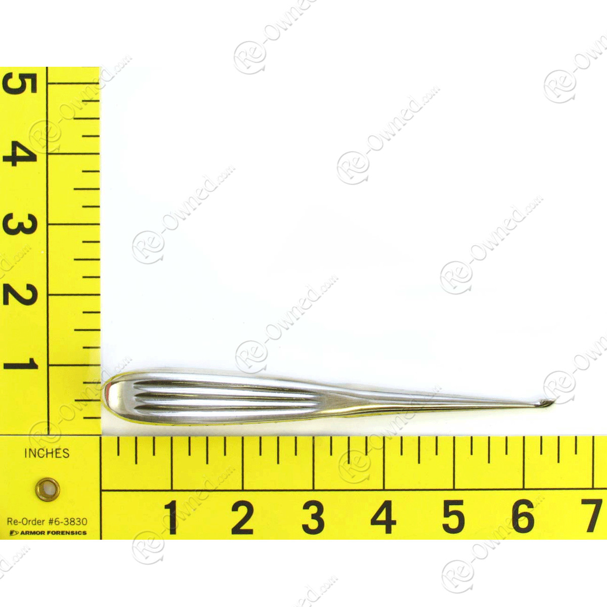 Grieshaber Spratt (Brun) Bone Curette 6-1/2in, Size 1, Oval Cups X:19710