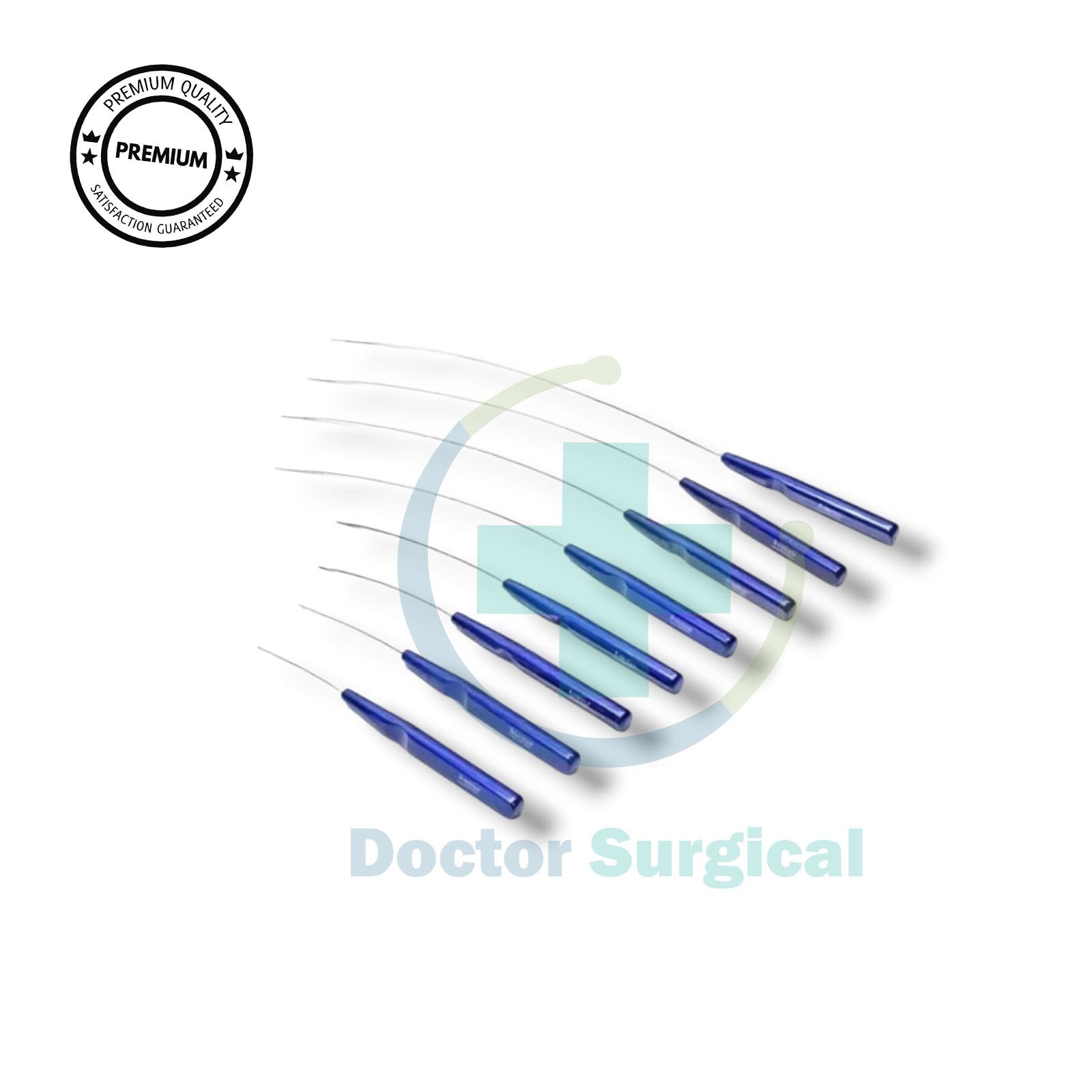 Suture Passer Needle Set of 9 Pcs for Non invasive Face Lift Technique Surgical