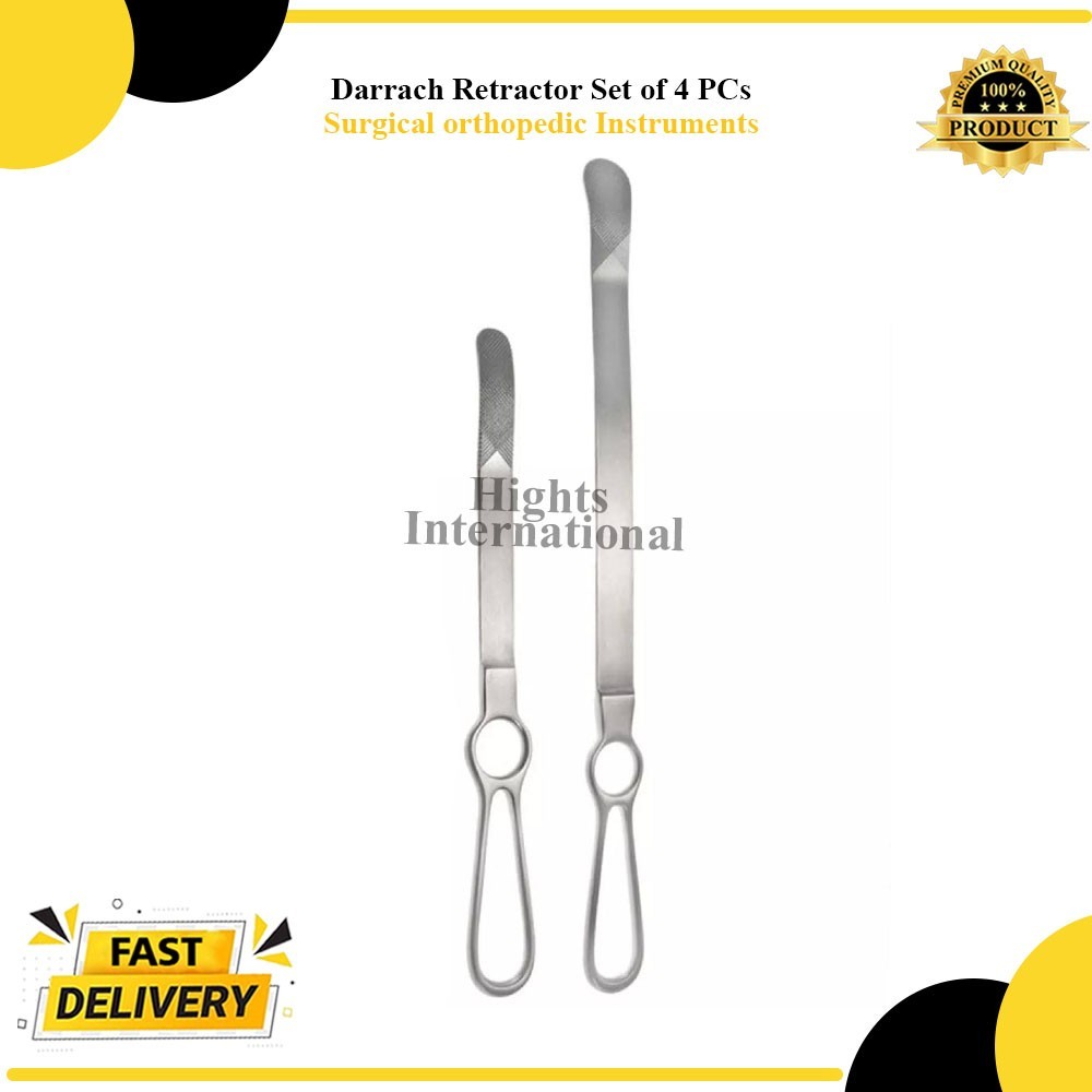 Darrach Retractor Set of 4 PCs Surgical orthopedic Instruments