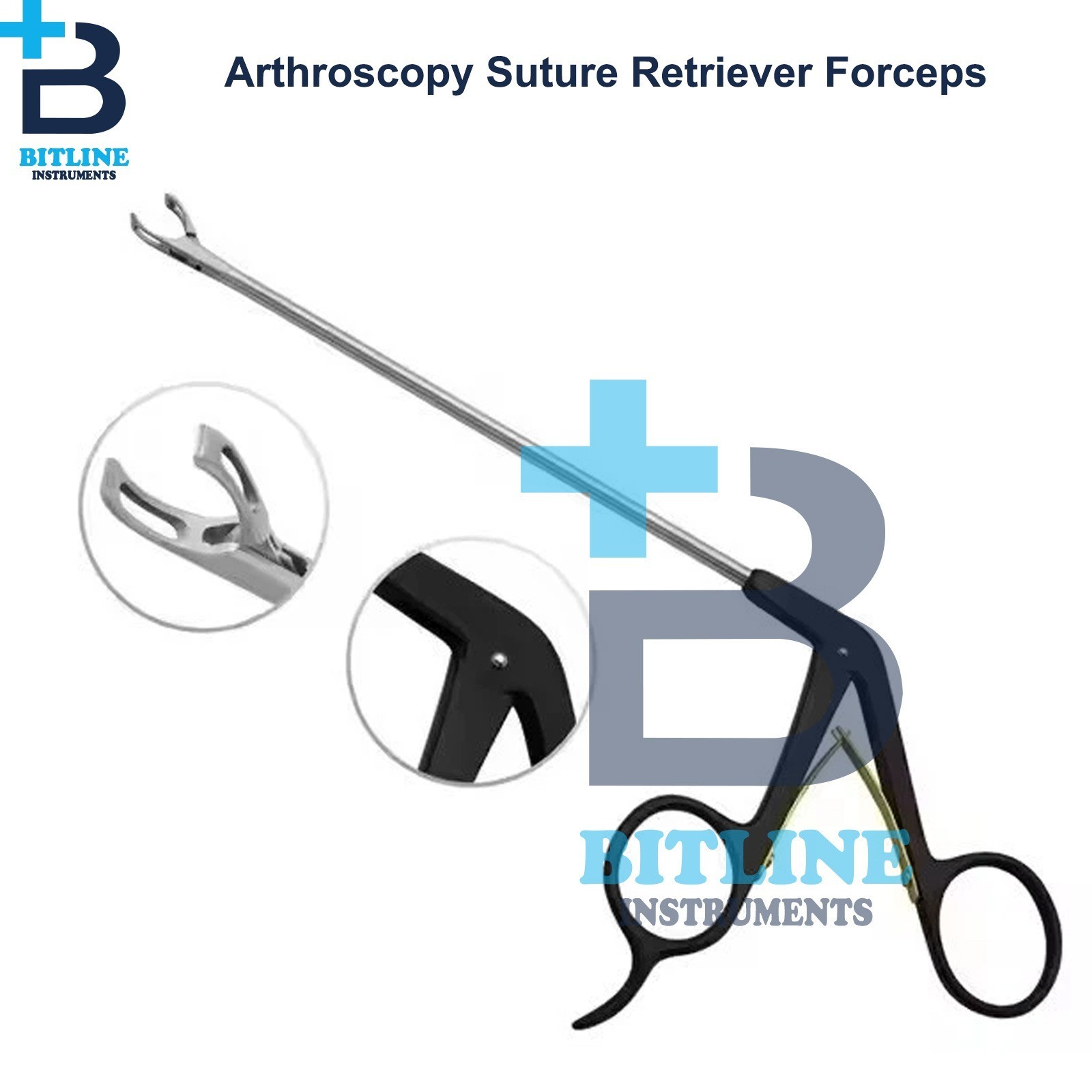 Arthroscopy Suture Retriever Forceps Orthopedics Instruments