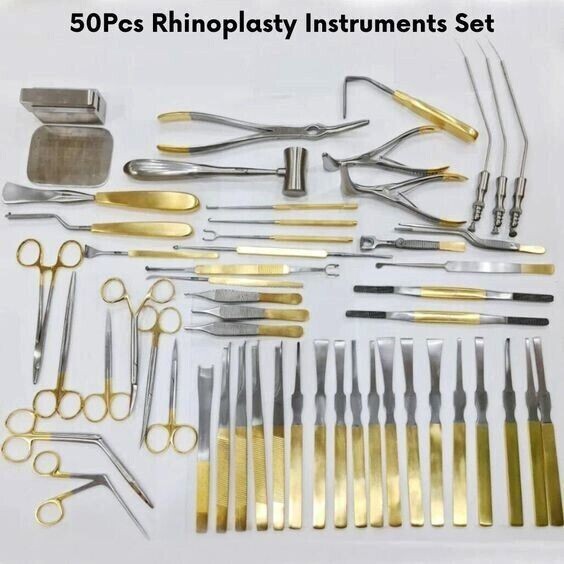 Rhinoplasty instruments Nose & Plastic Surgery Instruments set of 50 Pcs CE A+