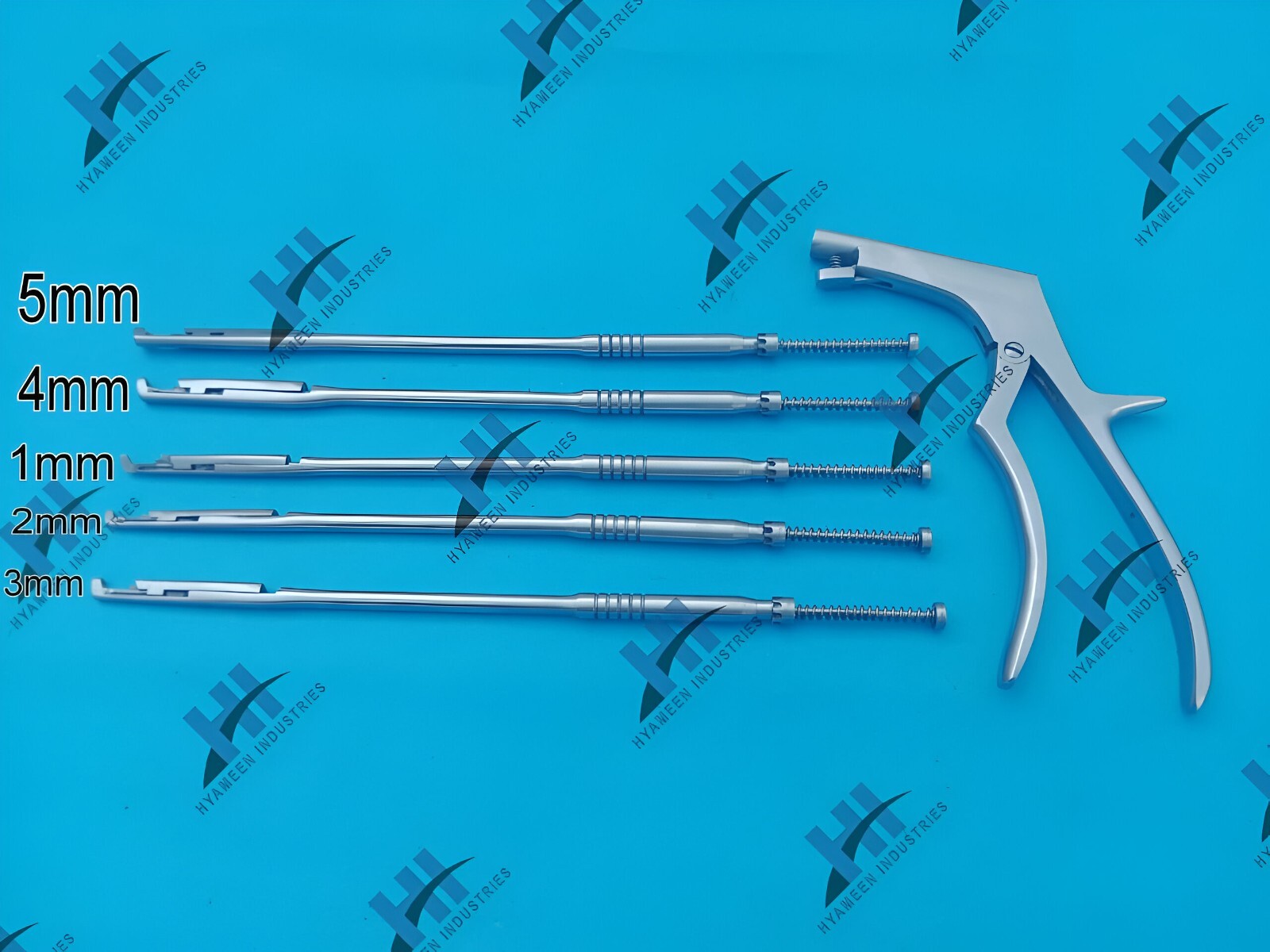 Interlaminar Kerrison Rotating Rongeur Set Spine Surgery Orthopedic Instruments