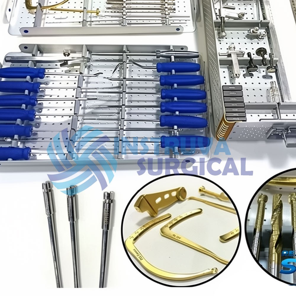 ACL PCL Knee Arthroscopy Surgery Instruments Set Of 48 Pcs A+ Quality