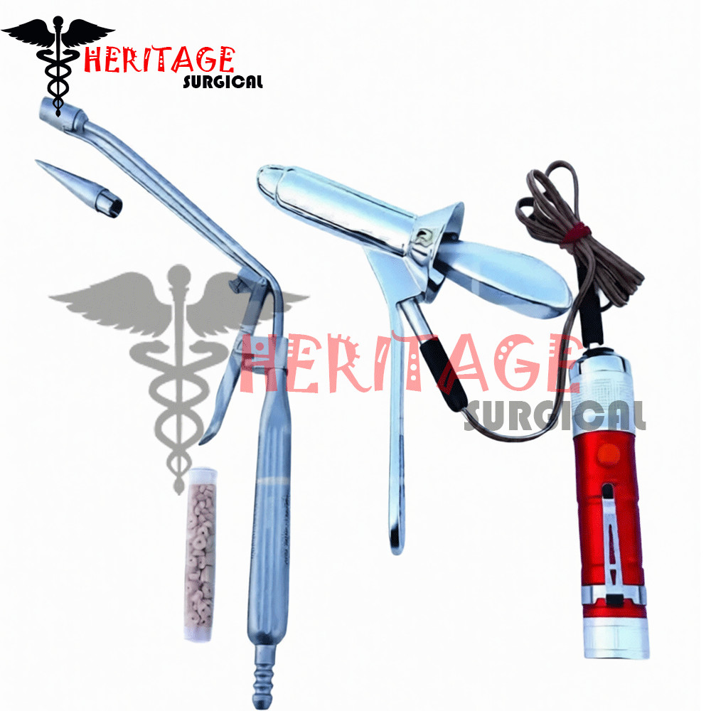 Hemorrhoid Suction Ligator with Proctoscope Anoscope Surgical Instruments