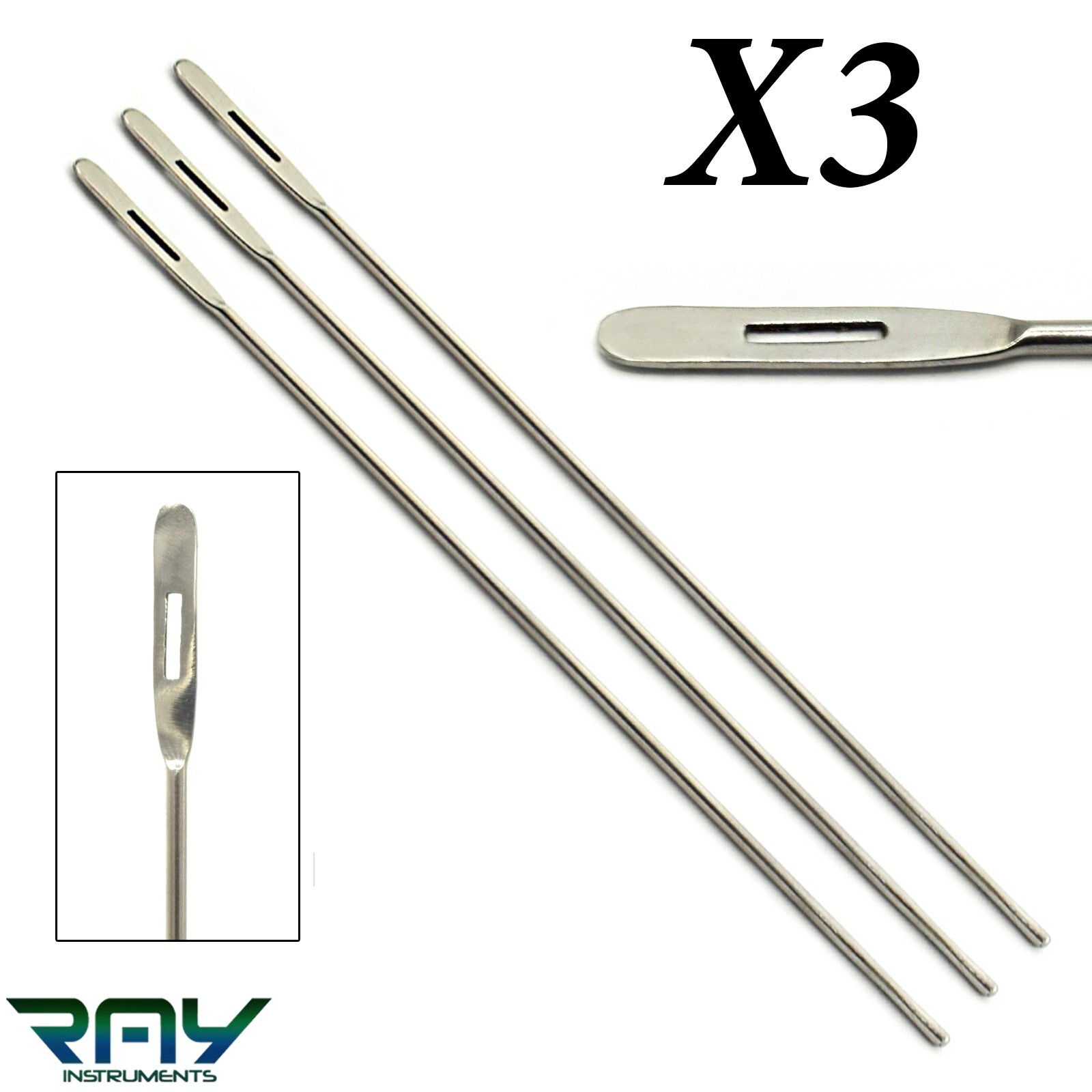X3 Eye Probe Blepharoplasty Surgical Veterinary Stainless Steel Instruments