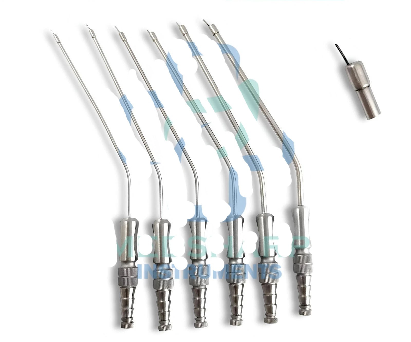 6 PCs Set Frazier Suction Tubes With Ball Tip 6 To 12 Fr Surgical Instruments