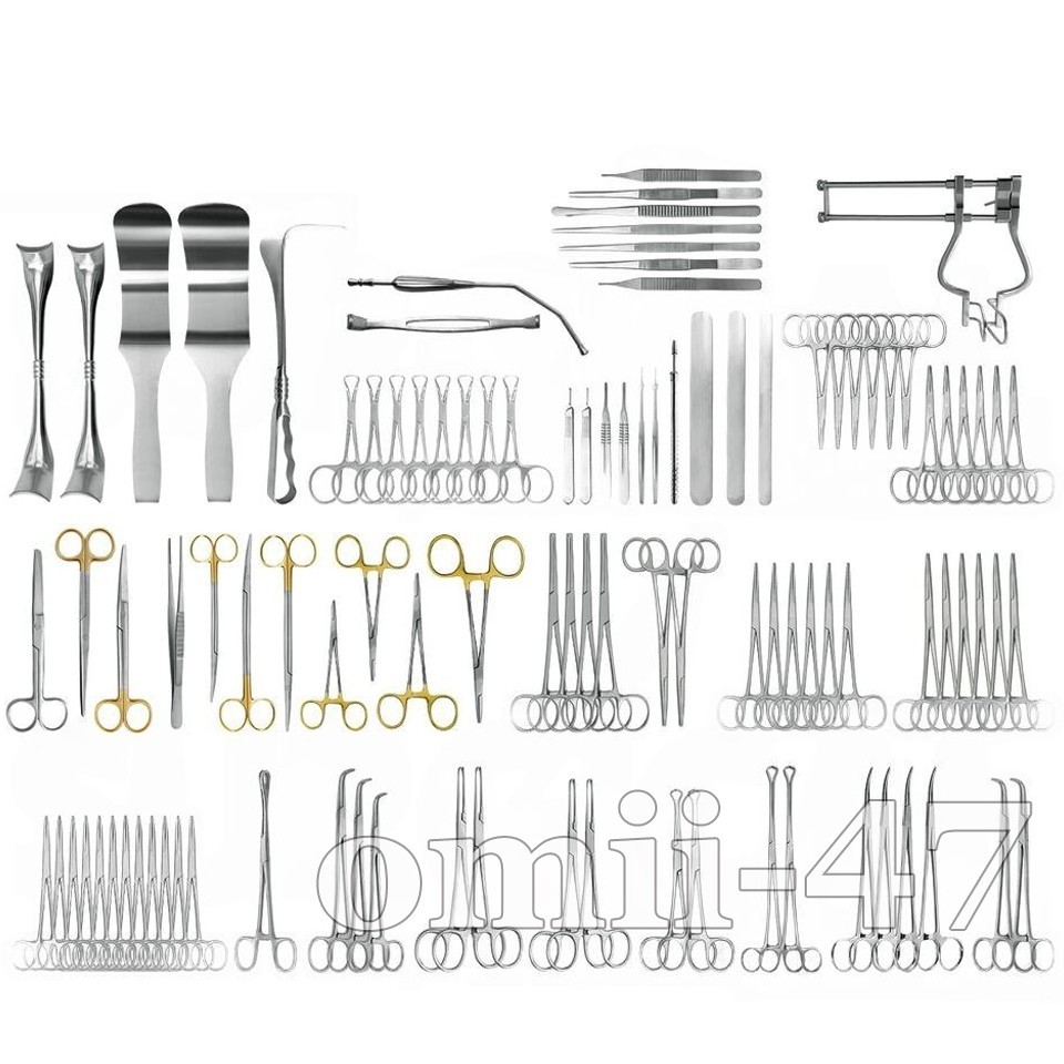 TC 104 Pcs Basic Laparotomy Set Surgical Surgery Abdominal Instruments