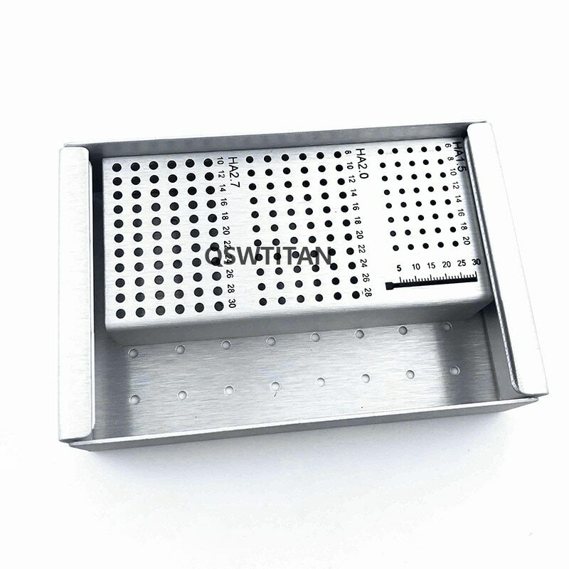Orthopedics Instruments HA1.5mm 2.0mm 2.7mm Bone Screws Rack Sterilization Box