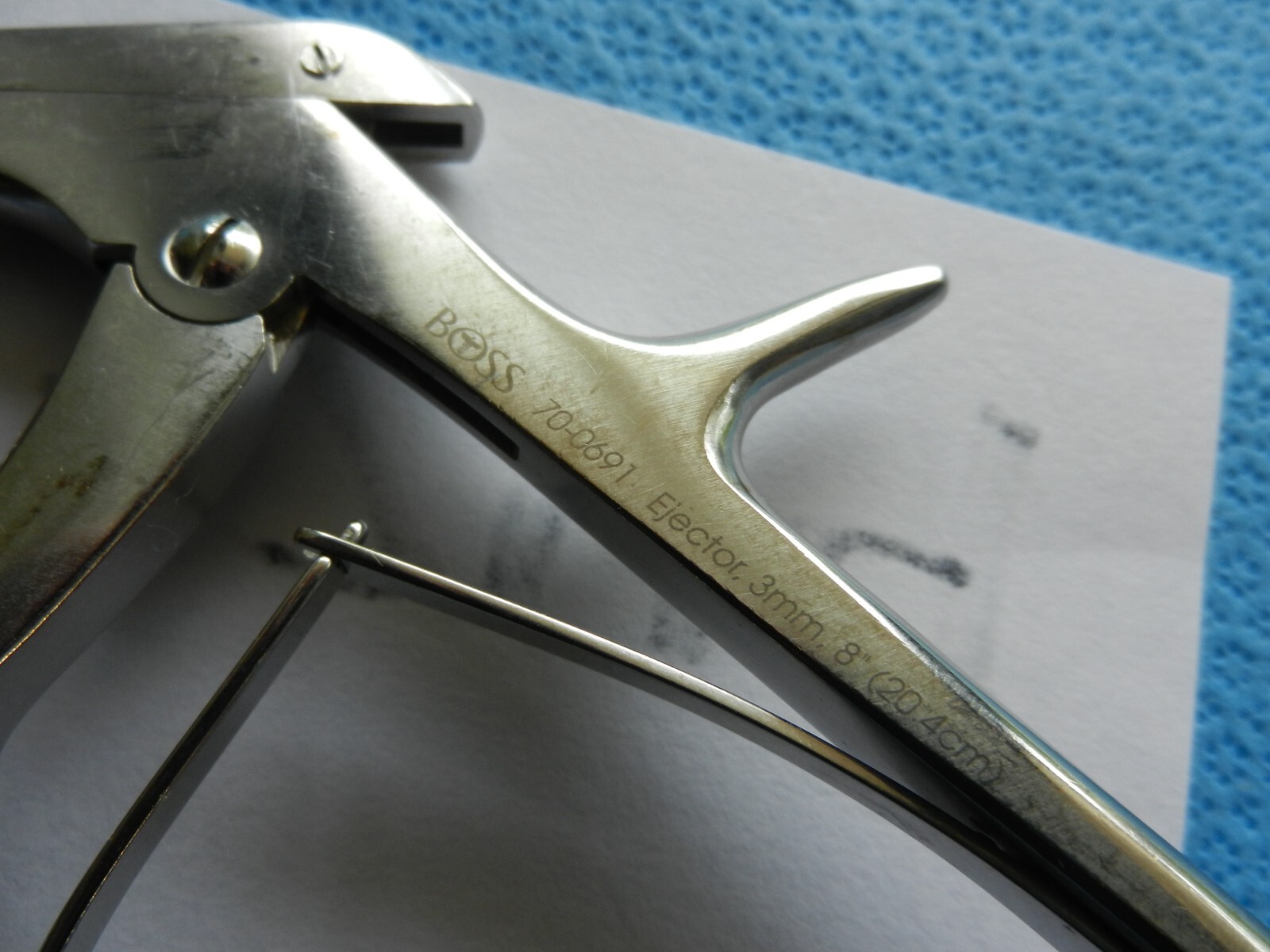 D3244 Boss Surgical 3mm 40 Degree 8in Rongeur 70-0691