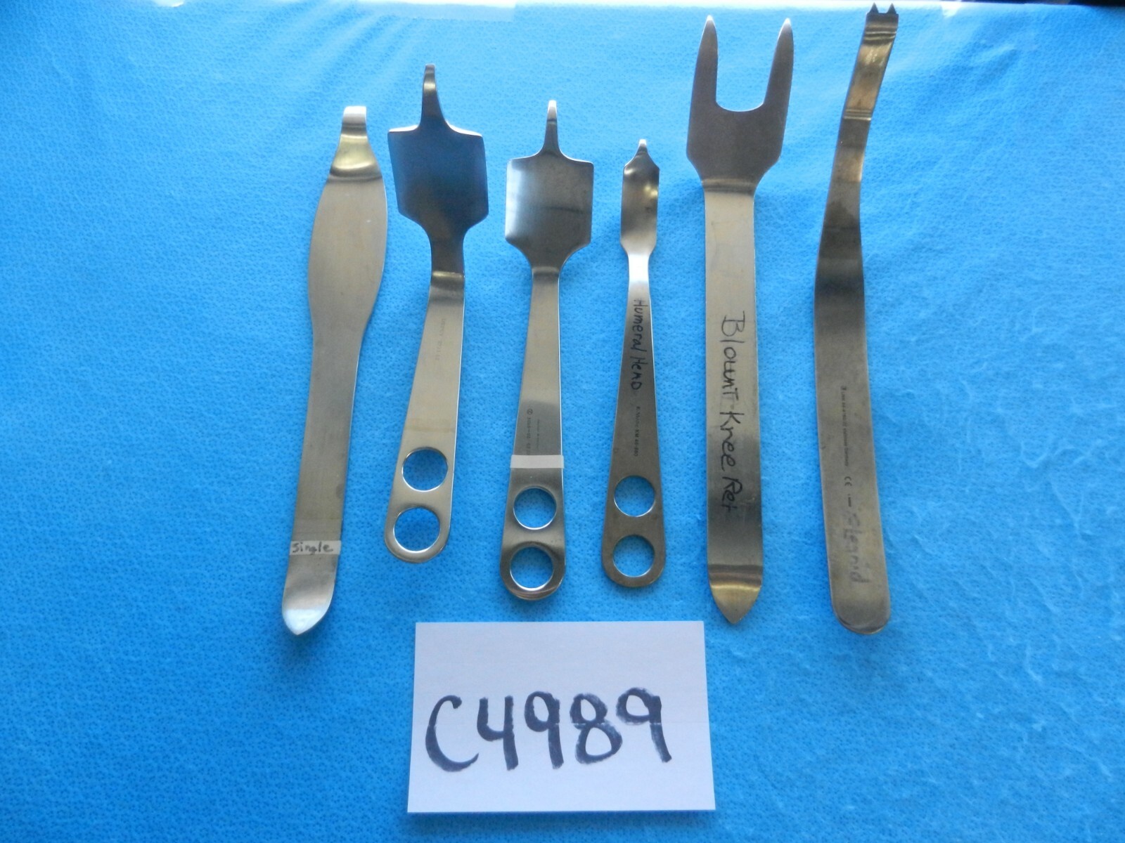W. Link Zimmer Surgical Orthopedic Retractors Lot Of 6
