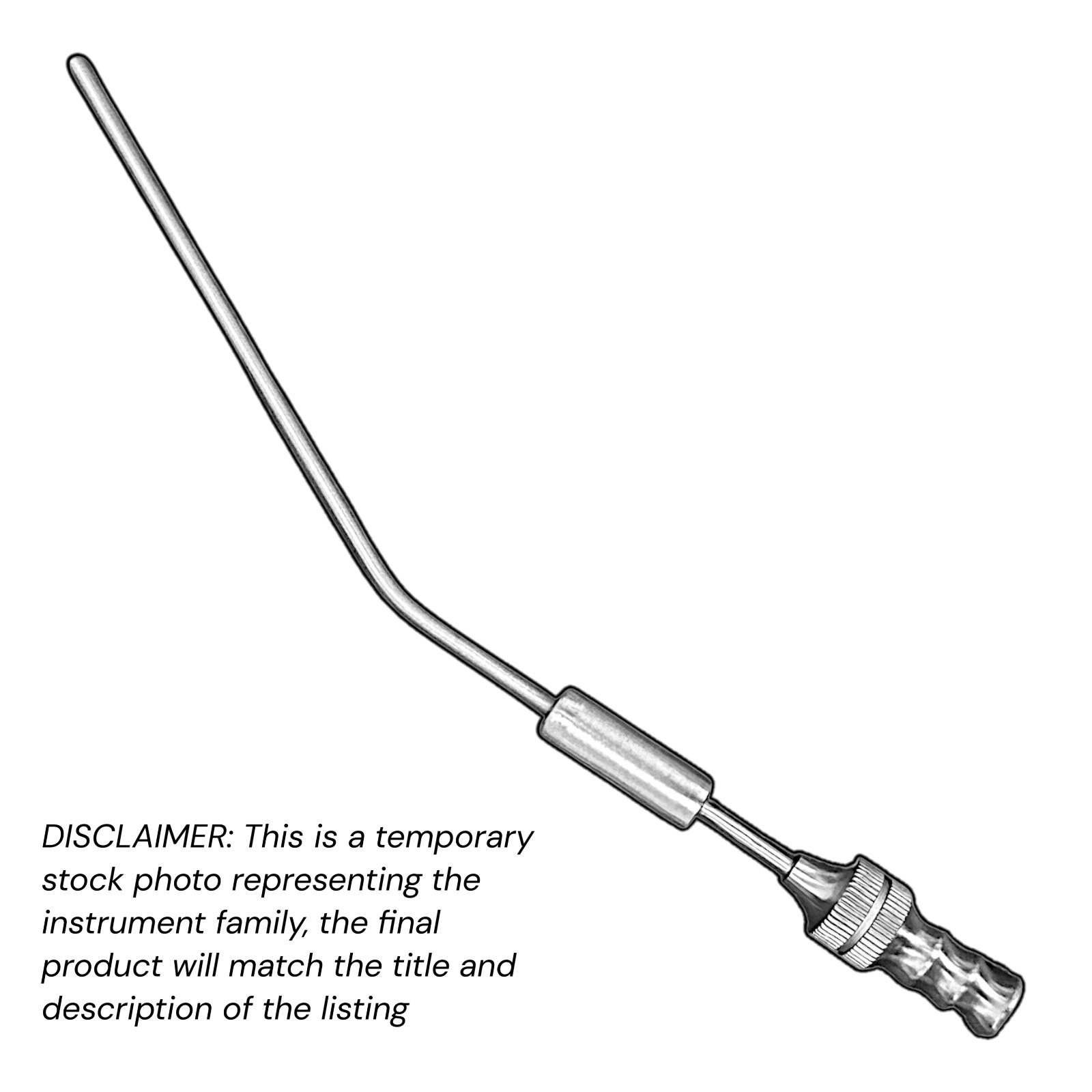 DeBakey-Adson Suction Tube 6.75″ Total 4.25″ Working Angled 3mm Tip XPRS