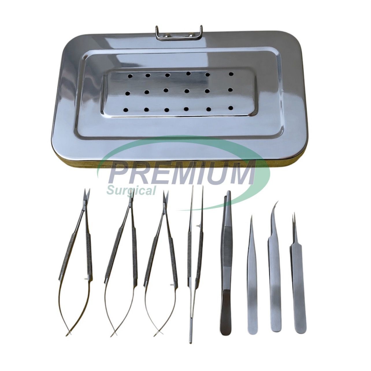 Hand Surgery Basic Set of Micro Surgical Instruments, With case Microsurgery Set