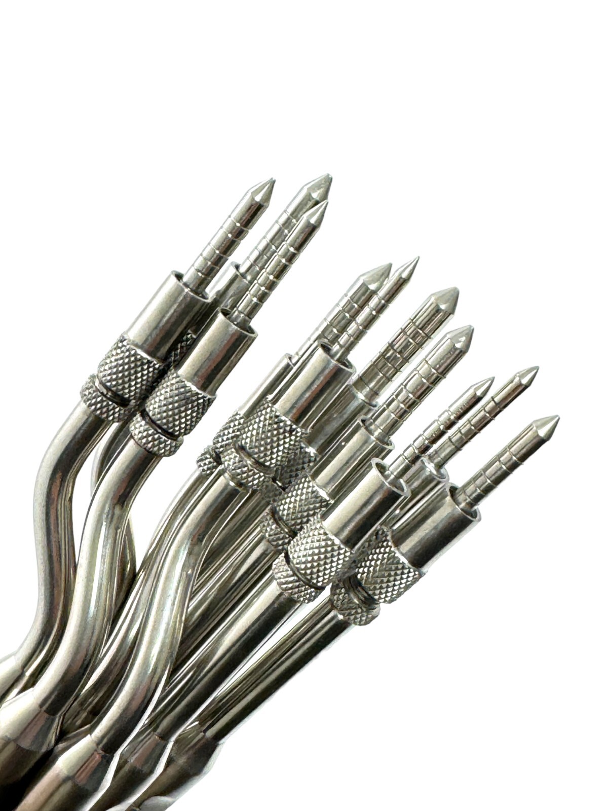 Convex + Concave Osteotome Offset + Straight, Color-Coded, Stainless (20 PCS)