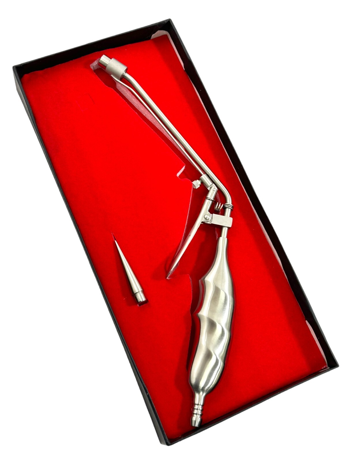 Angled Down Hemorrhoid Ligator Instrument With Loading Cone – Stainless Steel