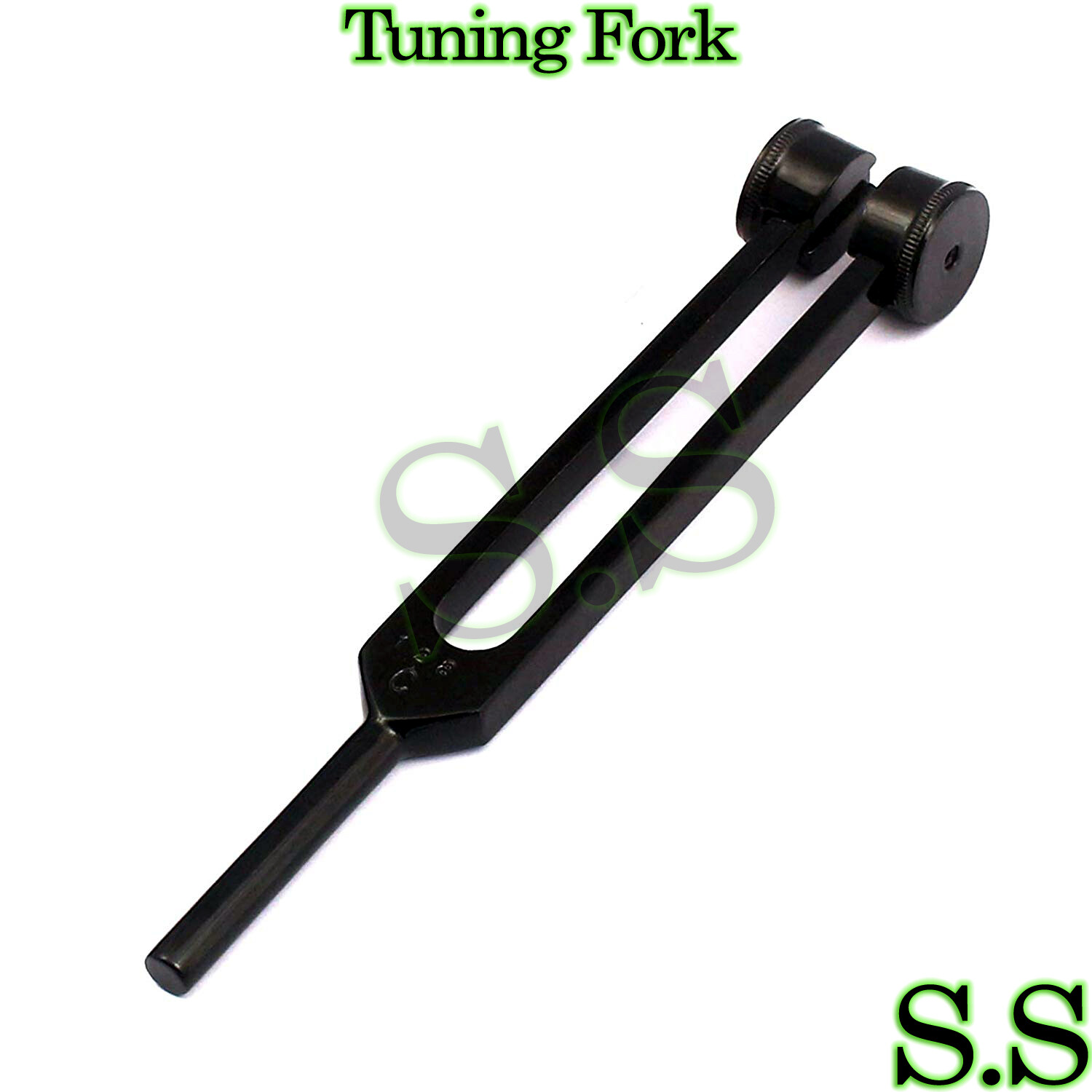 Tuning Fork C 128 ENT Full Black Surgical Medical Instruments