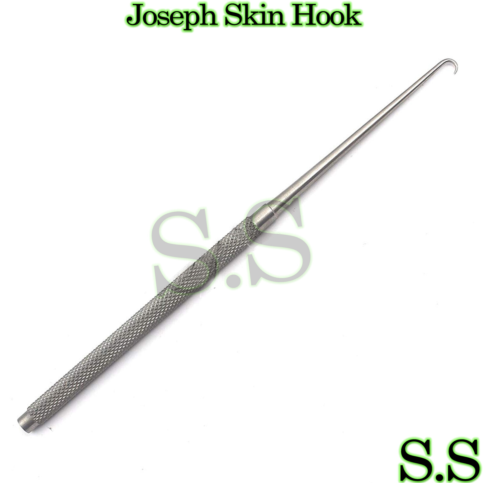 Joseph Skin Hook 4mm Single Prong 6.25” Dermal Surgical Instruments New