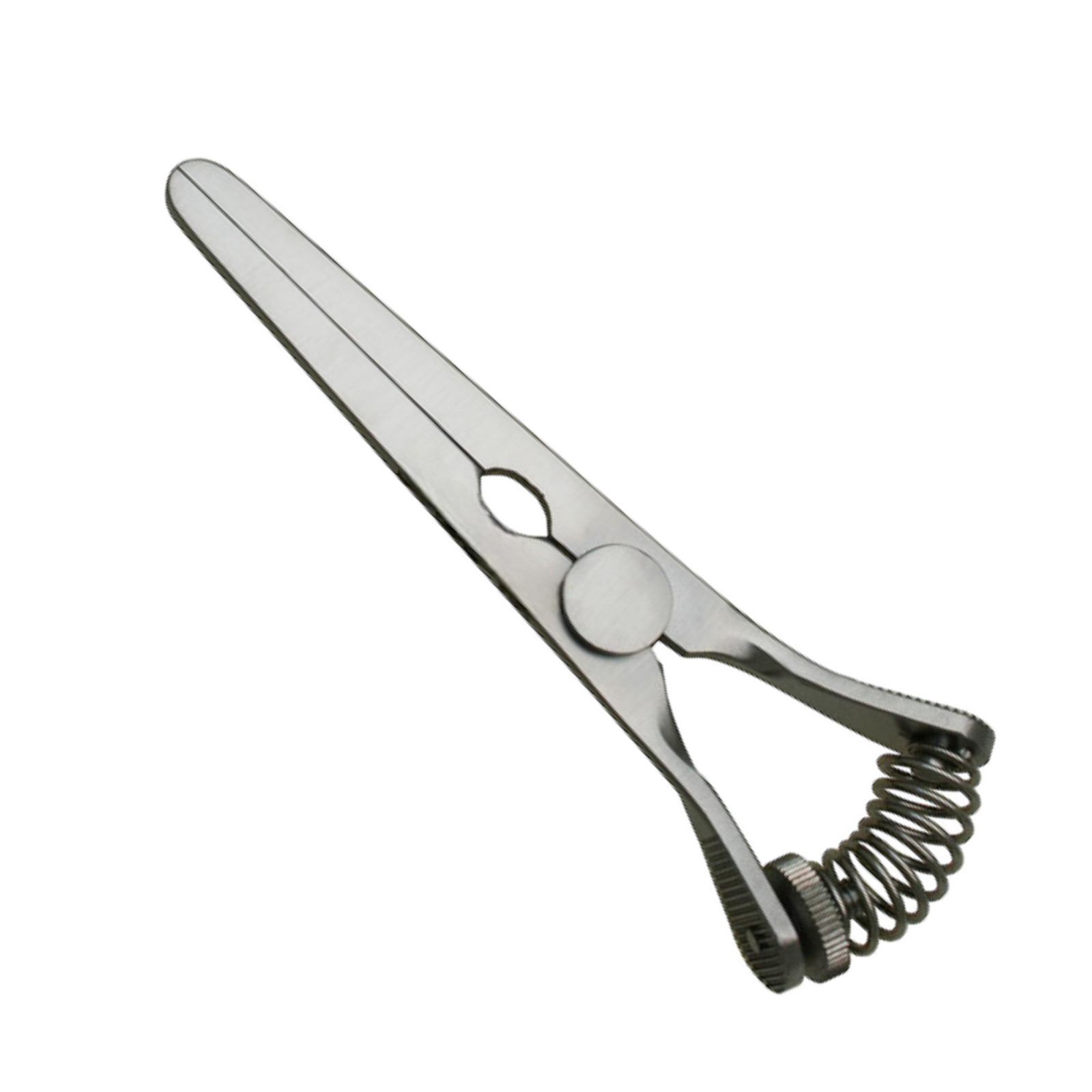 Glover Bulldog Clamp, 11cm, Straight 6cm Atraumatic Jaws, Spring Tension, Prem.