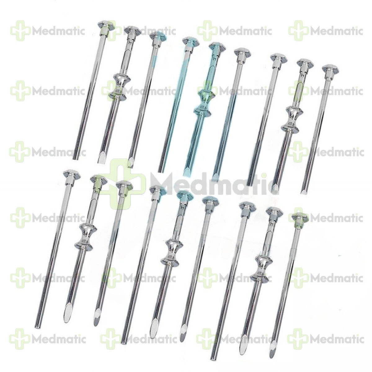 8 Sets HRT Trocar 3.5 mm & 4.5mm Hormone Replacement Pellet Insertion Trocars