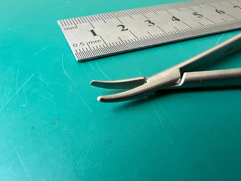 Jarit 355-404 Castroviejo Needle Holders, Curved, Locking