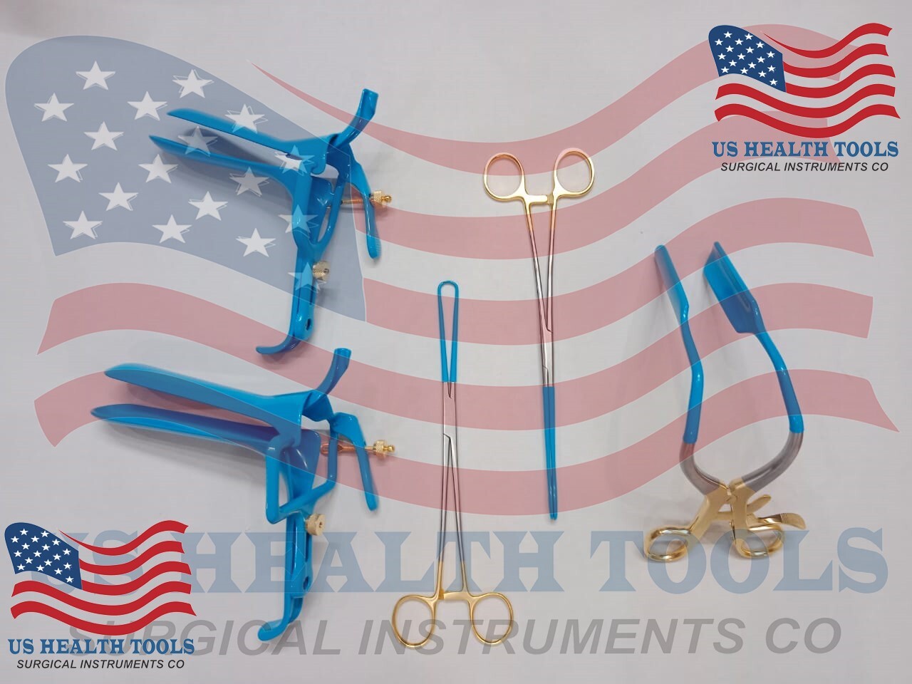 LLETZ Coated (Blue) Gynecology Set Kit Electro Surgical OBGYN